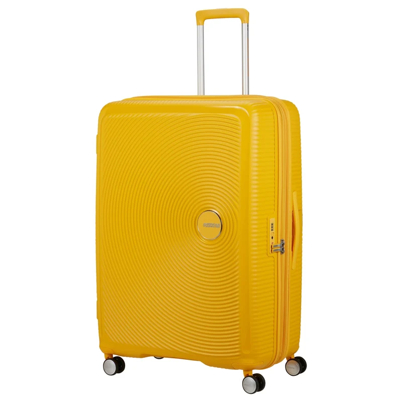 American Tourister Soundbox - Trolley de 4 ruedas 80 cm expandible (gelb)