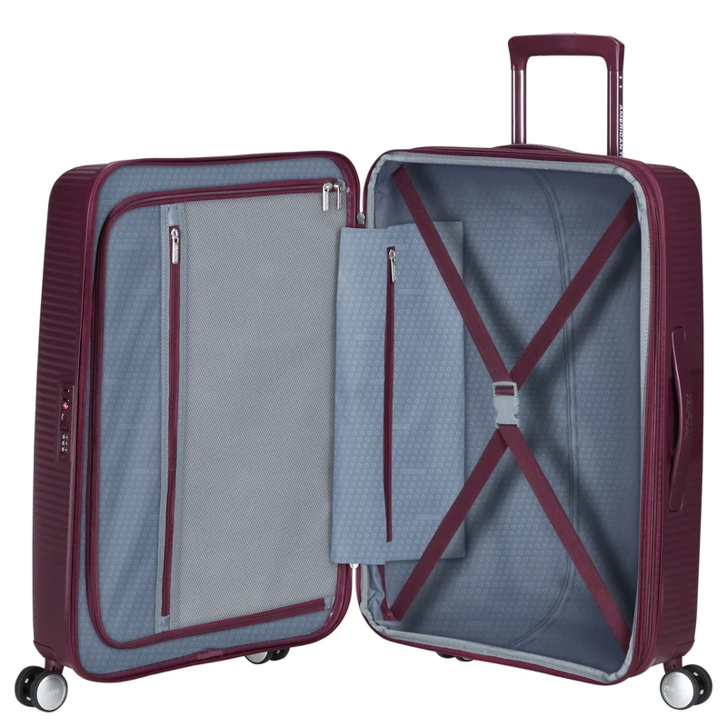 American Tourister Soundbox - Trolley 4 ruedas 67 cm (wild cherry)