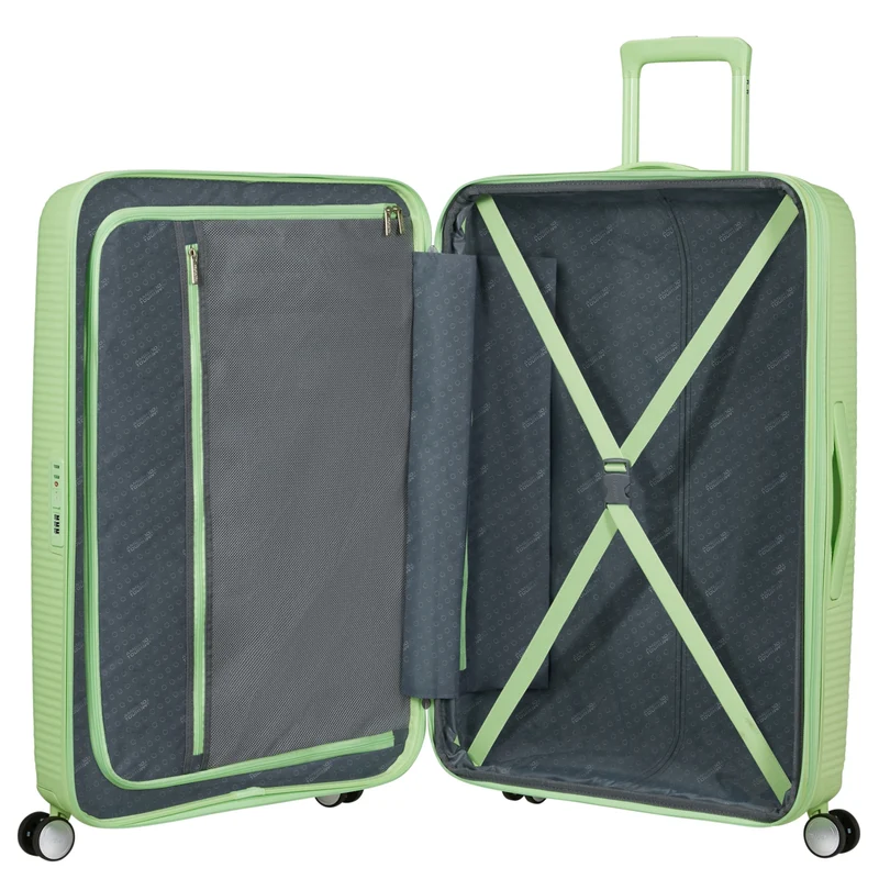 American Tourister Soundbox - Trolley de 4 ruedas 77 cm (kiwi green)