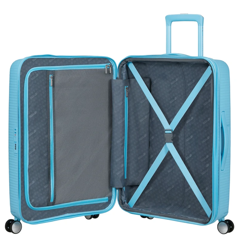 American Tourister Soundbox - Trolley 4 ruedas 67 cm (blueberry fizz)