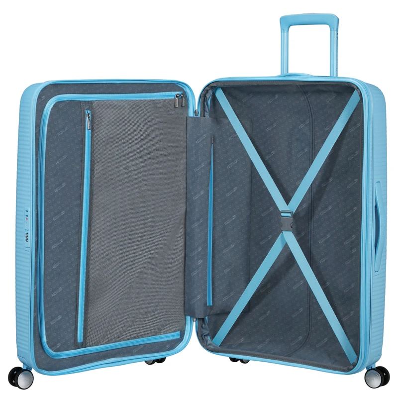 American Tourister Soundbox - Trolley de 4 ruedas 77 cm (blueberry fizz)