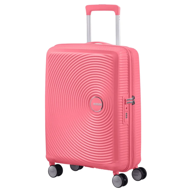 American Tourister Soundbox - Trolley de cabina con 4 ruedas 55 cm (sun kissed coral)