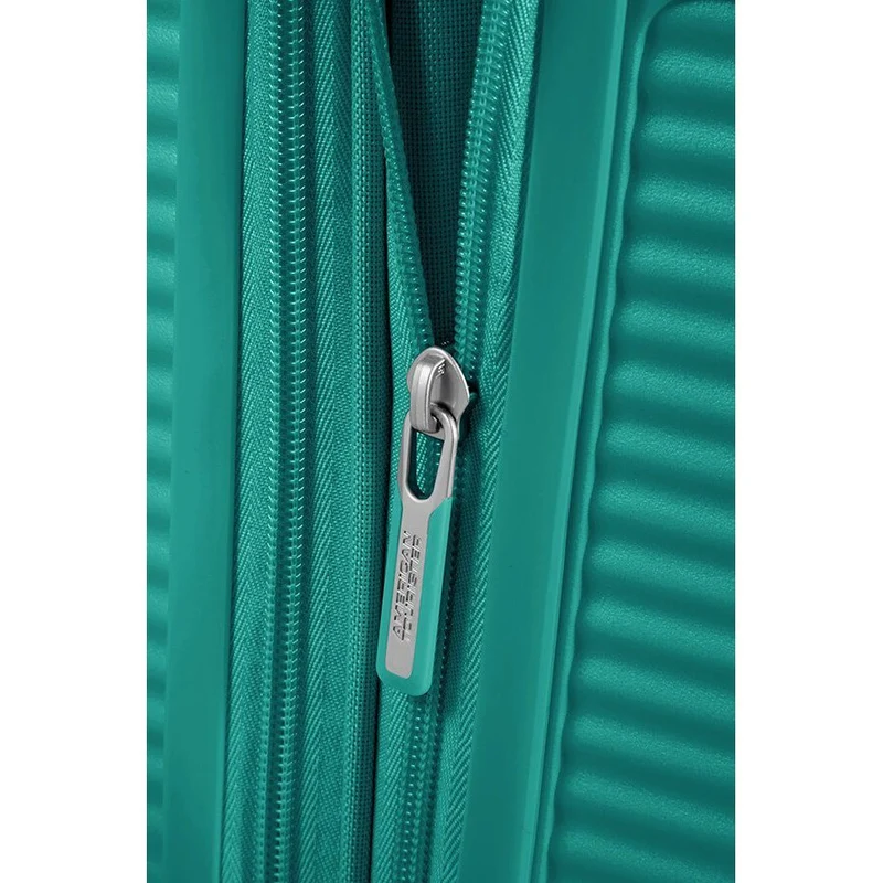 American Tourister Soundbox - Trolley de cabina con 4 ruedas 55 cm (sun kissed coral)
