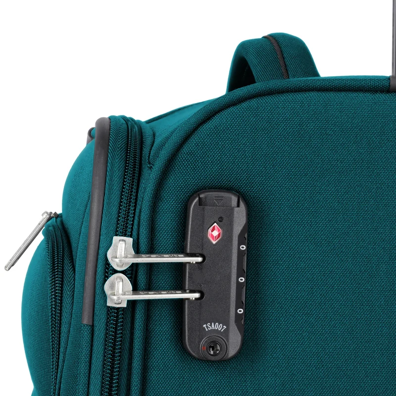 Travelite Priego - Set de trolley con 4 ruedas 3 piezas (petrol)