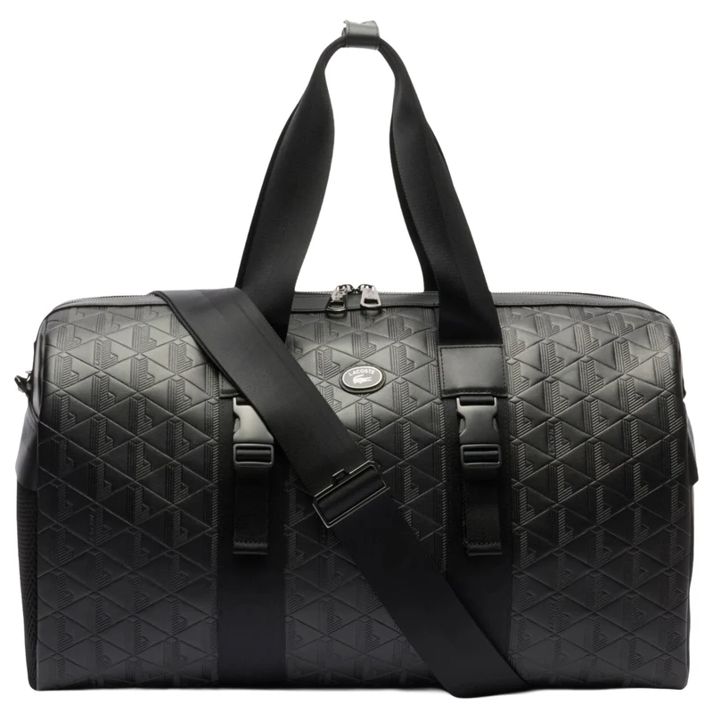 Lacoste Nomogramme Embossed - Bolsa de fin de semana 50 cm (noir)