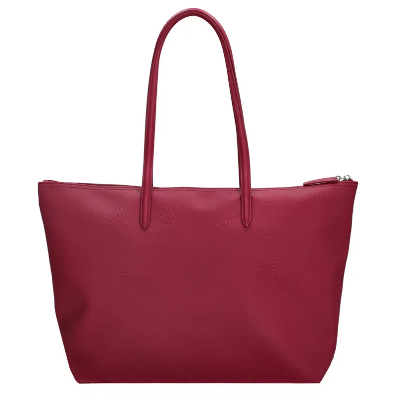 Lacoste L. 12.12 Concept - Bolso Shopper L 34 cm (rubine)