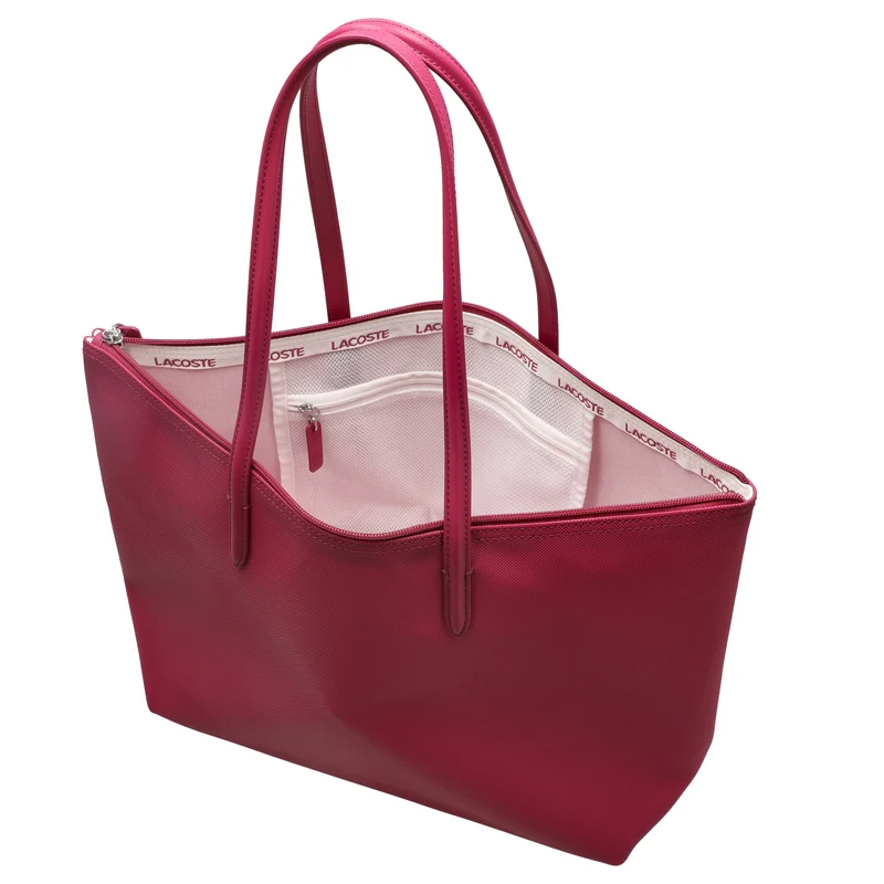 Lacoste L. 12.12 Concept - Bolso Shopper L 34 cm (rubine)