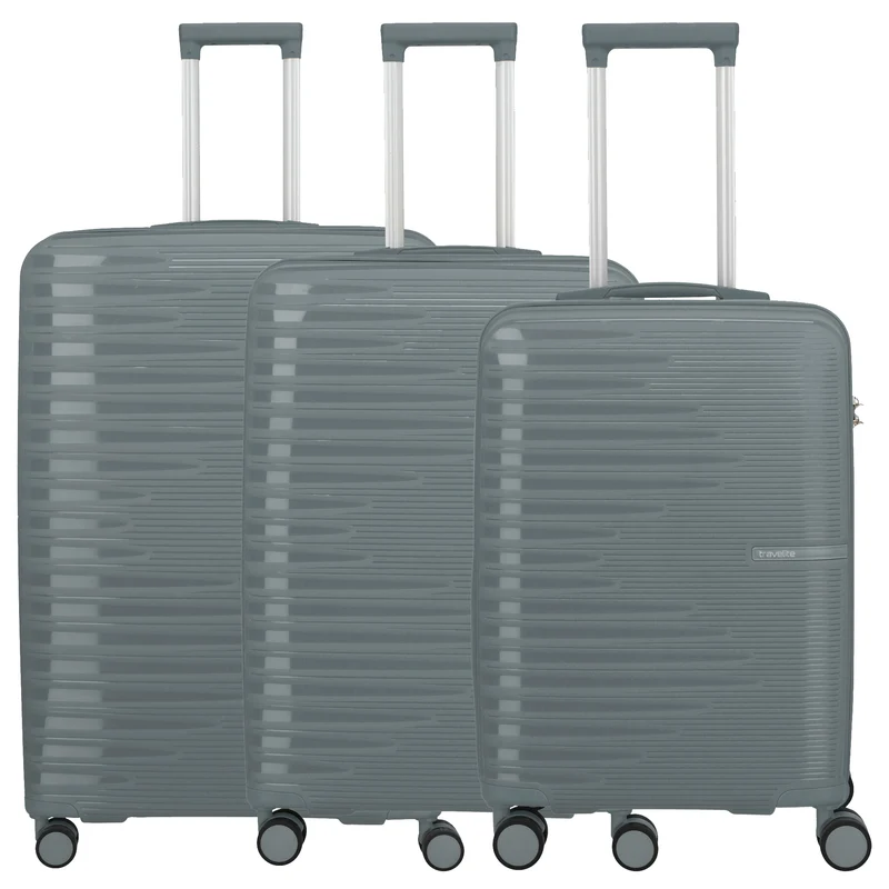 Travelite Pacific - Set de trolley con 4 ruedas 3 piezas (anthracite)