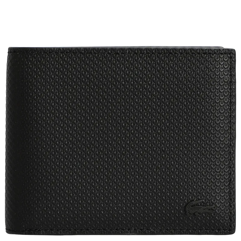 Lacoste Chantaco - Cartera de hombre 8cc 12 cm (black)