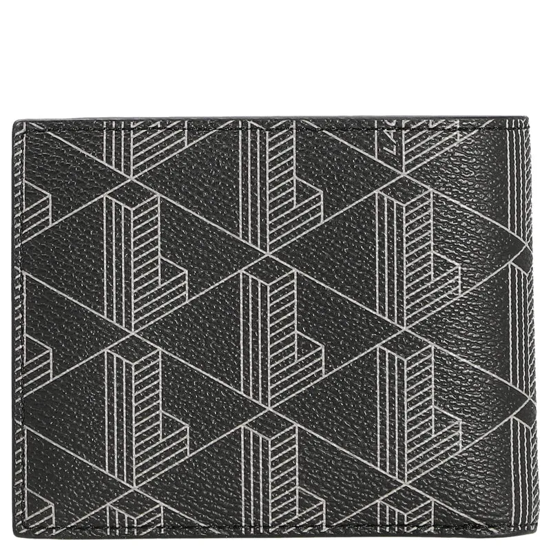 Lacoste The Blend Geschenkset - Cartera 3cc y llavero (monogram noir gris)