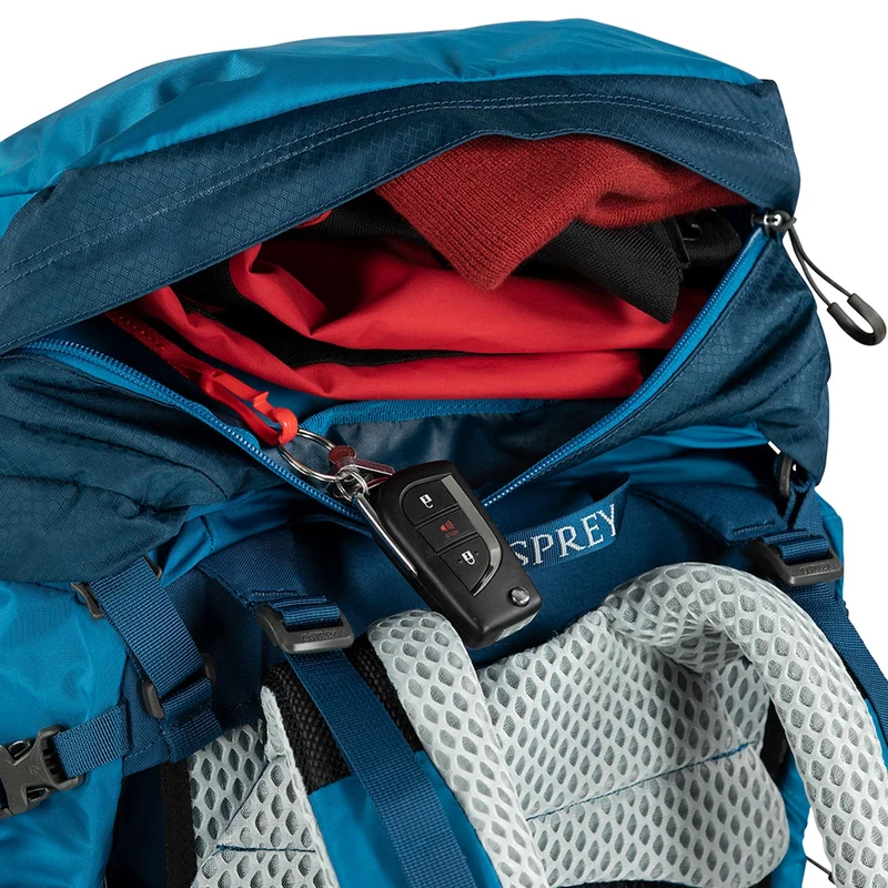 Osprey Atmos AG LT 65 L/XL - Mochila de trekking 90 cm (night shift/scoria blue)