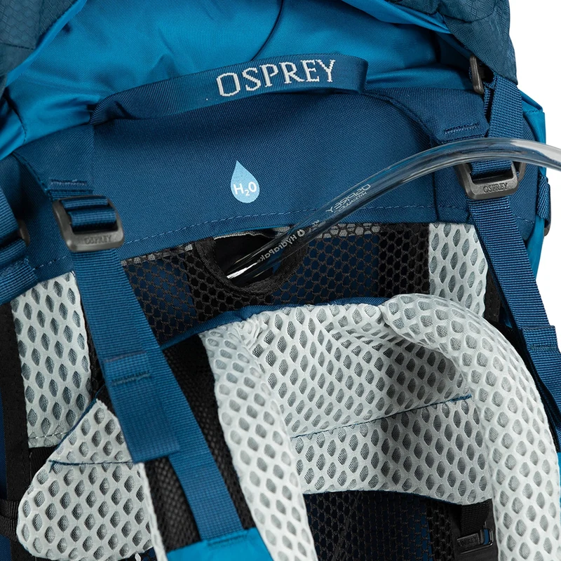 Osprey Atmos AG LT 65 L/XL - Mochila de trekking 90 cm (night shift/scoria blue)
