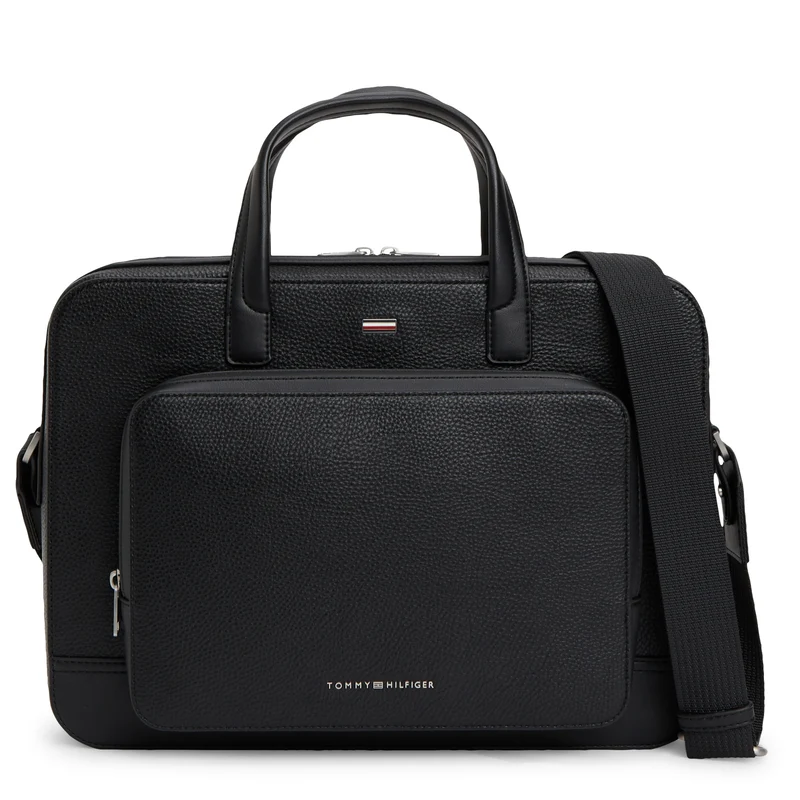 Tommy Hilfiger Central - Funda para portátil 38.5 cm (black)