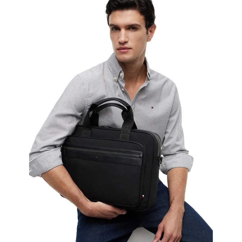 Tommy Hilfiger Repreve - Funda para portátil 39.5 cm (black)