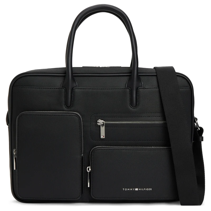 Tommy Hilfiger Modern Business - Bolsa para portátil 38 cm (black)