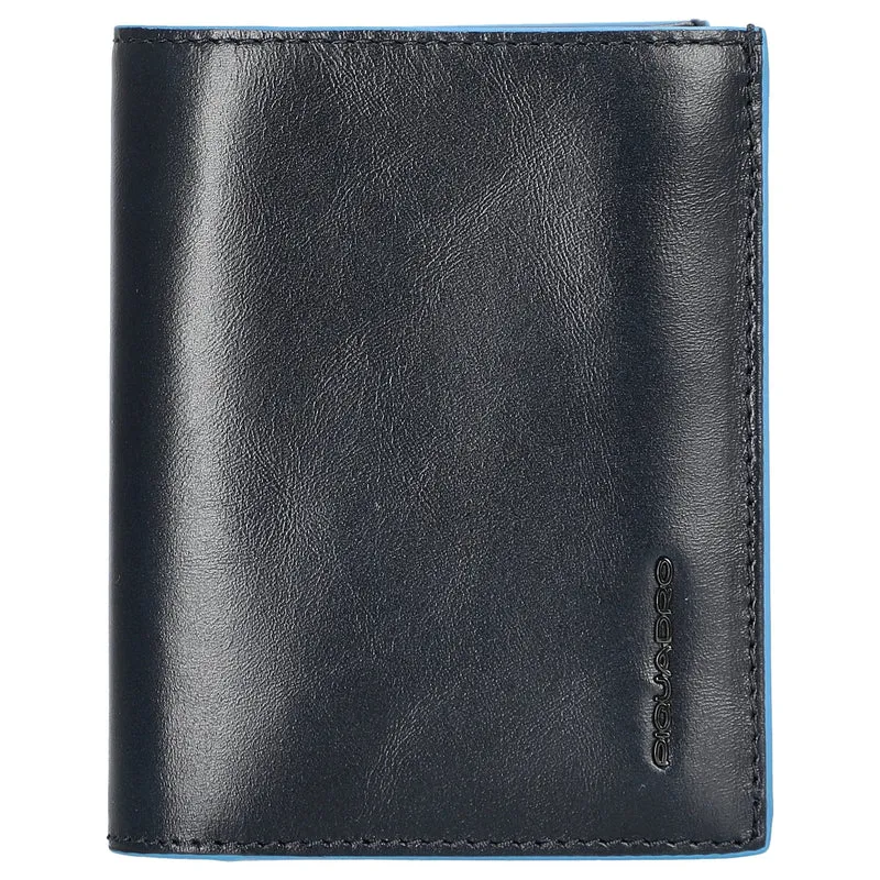 Piquadro Blue Square - Cartera de hombre 10cc 12 cm RFID (blue)