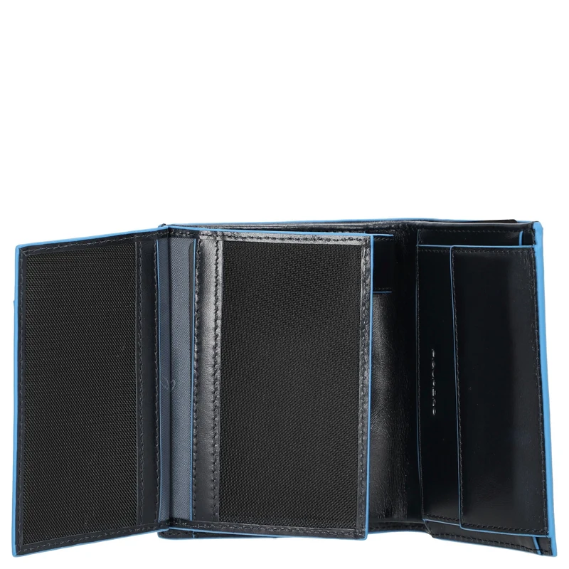 Piquadro Blue Square - Cartera de hombre 10cc 12 cm RFID (blue)
