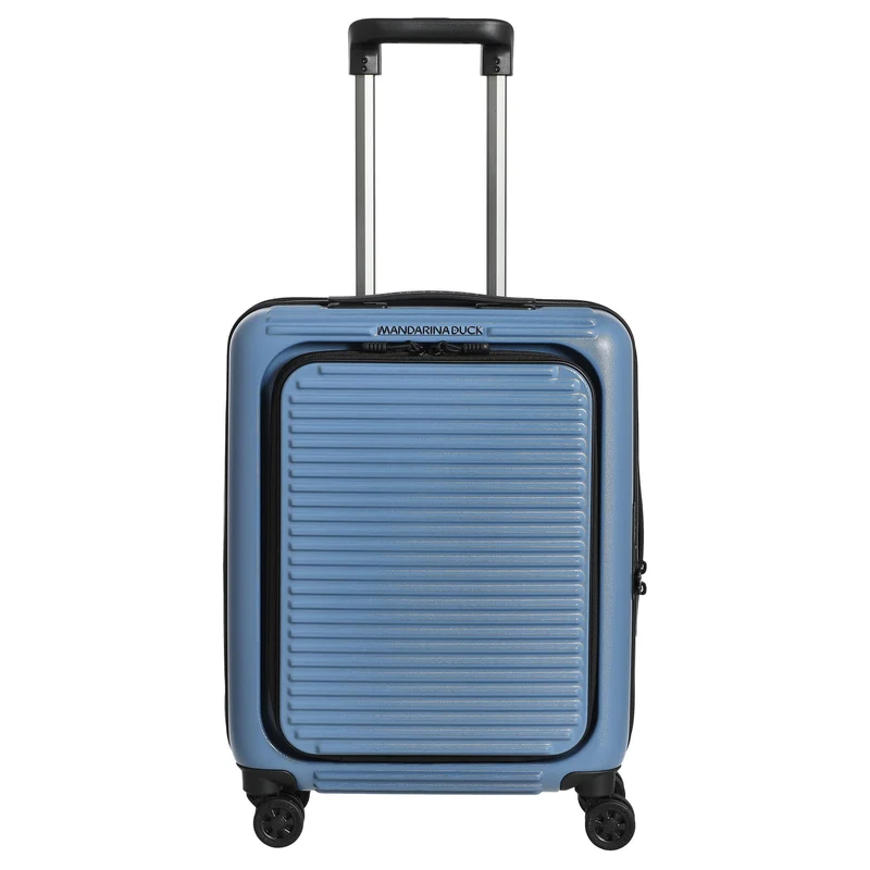 Mandarina Duck Tank Case - Trolley de 4 ruedas con bolsillo frontal 55 cm (china blue)