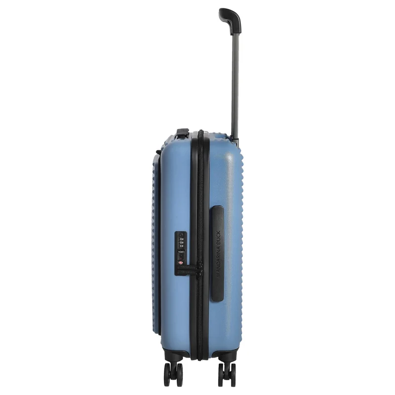 Mandarina Duck Tank Case - Trolley de 4 ruedas con bolsillo frontal 55 cm (china blue)