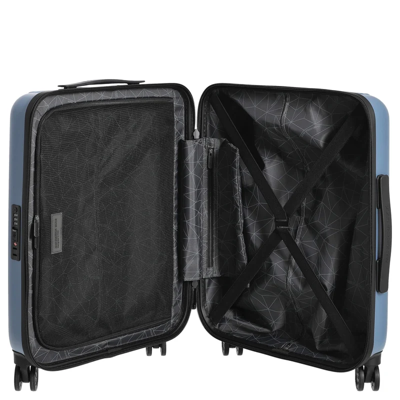 Mandarina Duck Tank Case - Trolley de 4 ruedas con bolsillo frontal 55 cm (china blue)