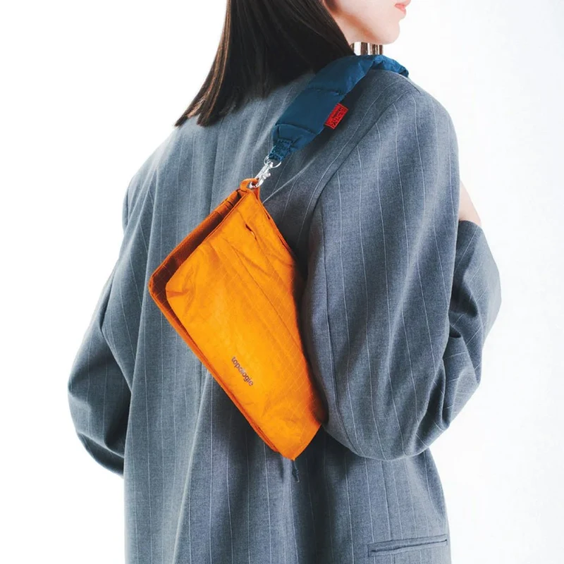 Flat Sacoche Small Burn Orange Glazed Ripstop