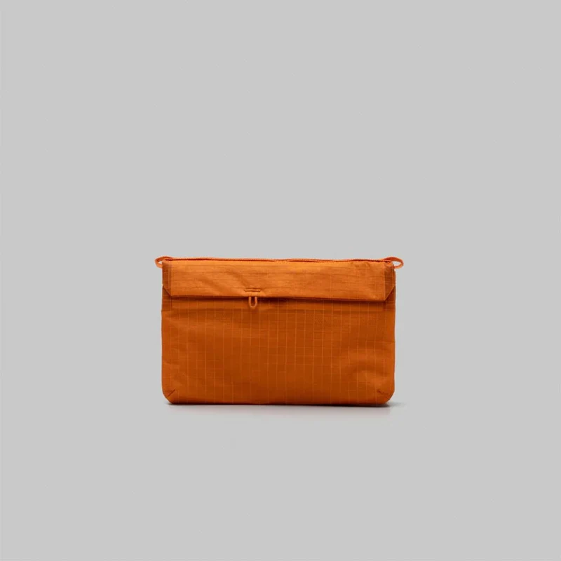 Flat Sacoche Small Burn Orange Glazed Ripstop