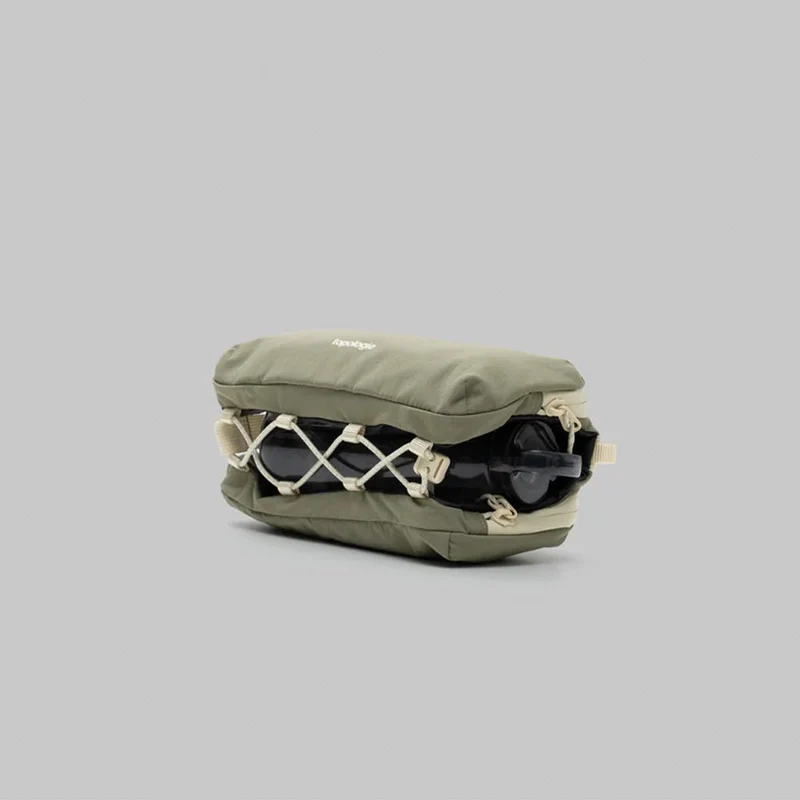 Bottle Sacoche Medium Moss Putty Papery