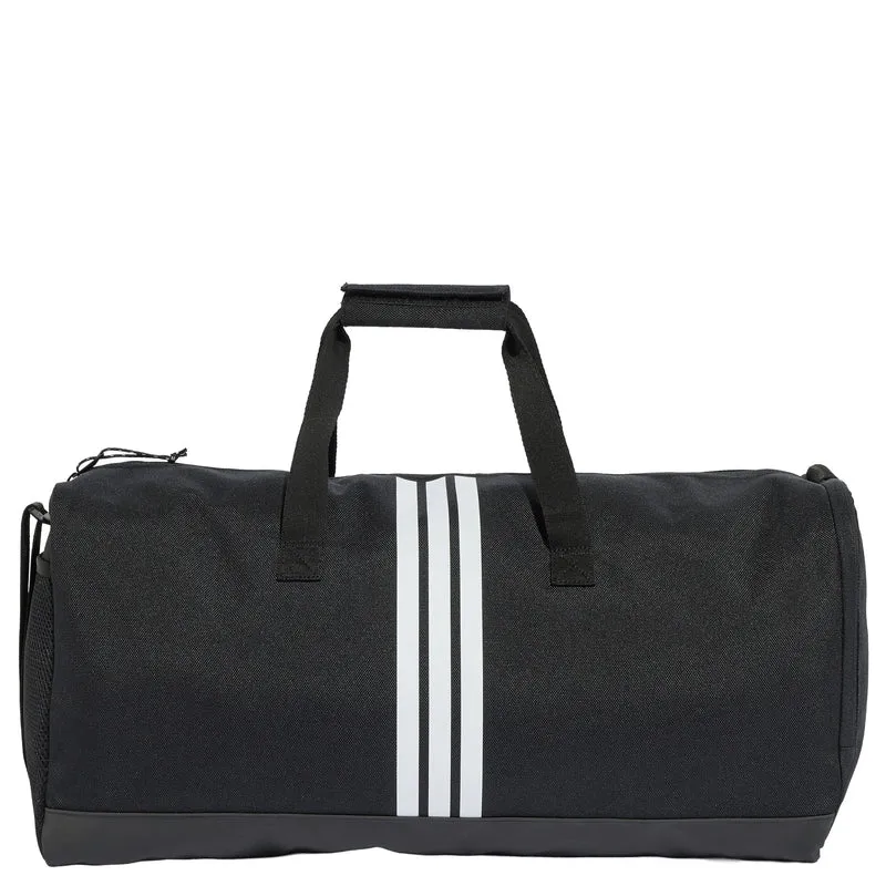adidas 3 Stripes Duffel Bag Large - Bolsa de fin de semana (black/white)
