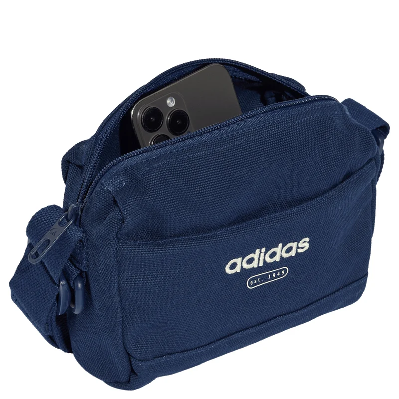 adidas Canvas Crossbody Bag - Bolso bandolera 18 cm (night indigo/ivory)