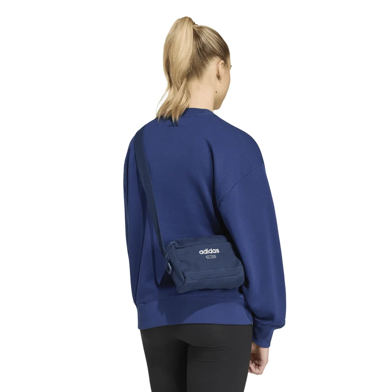 adidas Canvas Crossbody Bag - Bolso bandolera 18 cm (night indigo/ivory)