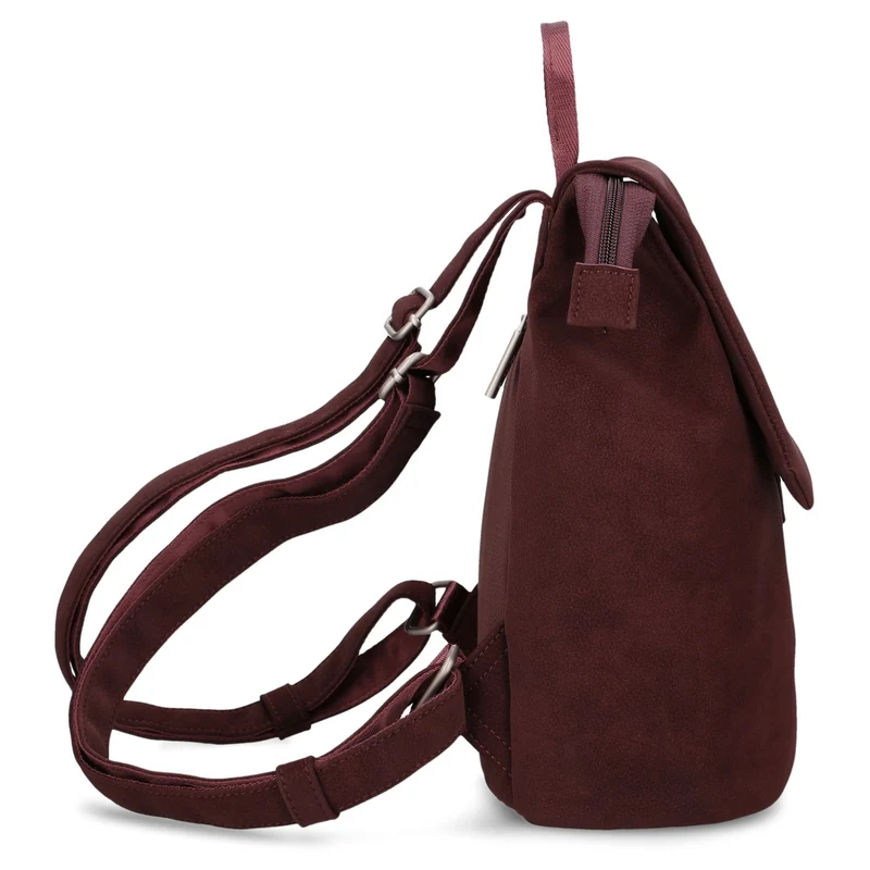 zwei Mademoiselle MR8 - Mochila 29 cm (nubuk-bordeaux)