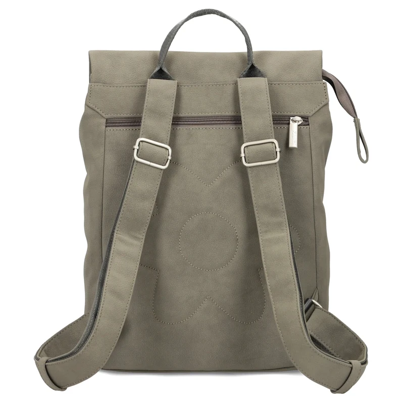 zwei Mademoiselle MR13 - Mochila 35 cm (nubuk-mud)