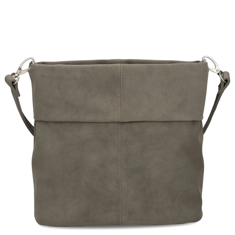 zwei Mademoiselle M8 - Bolso de hombro 25 cm (nubuk-mud)