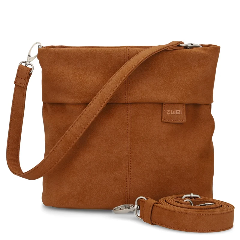 zwei Mademoiselle M8 - Bolso de hombro 25 cm (nubuk-cognac)
