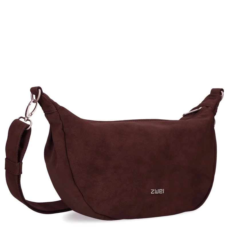 zwei Mademoiselle M70 - Bolso bandolera 34 cm (nubuk-bordeaux)