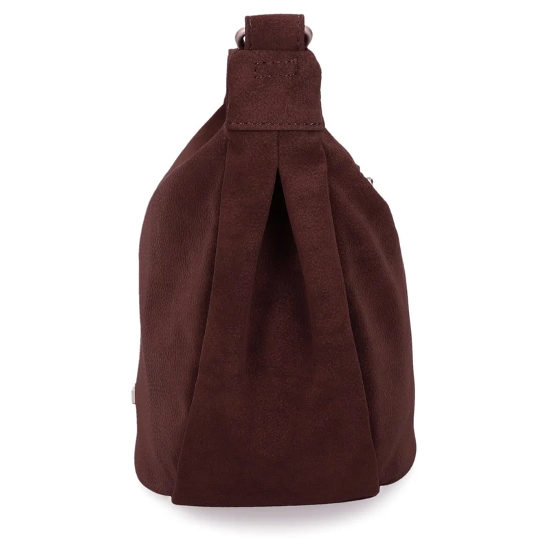 zwei Mademoiselle M70 - Bolso bandolera 34 cm (nubuk-bordeaux)