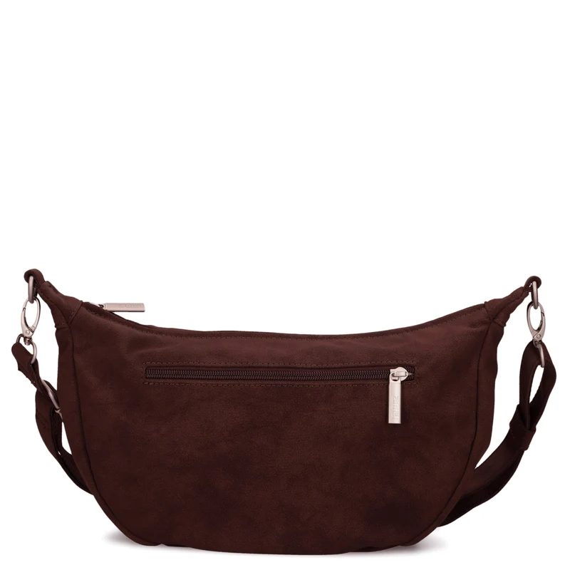 zwei Mademoiselle M70 - Bolso bandolera 34 cm (nubuk-bordeaux)