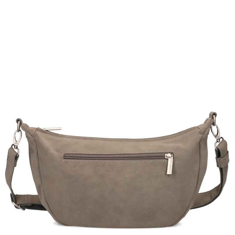 zwei Mademoiselle M70 - Bolso bandolera 34 cm (nubuk-mud)