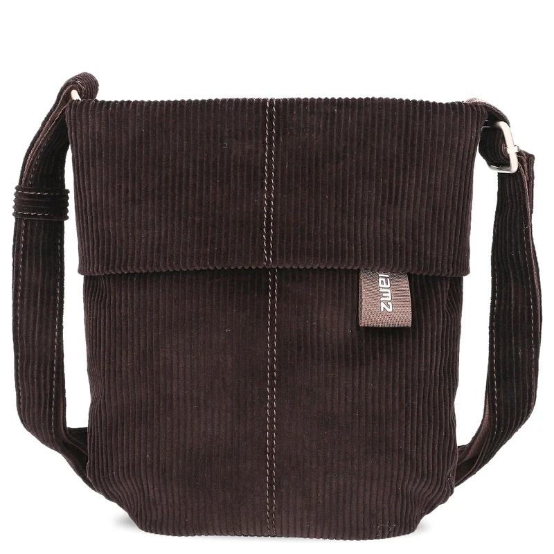 zwei Mademoiselle M45 - Bolso de hombro 22 cm (cord-espresso)