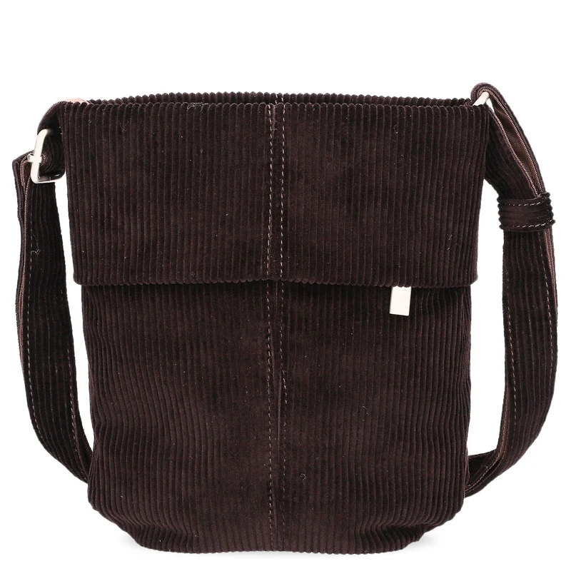 zwei Mademoiselle M45 - Bolso de hombro 22 cm (cord-espresso)