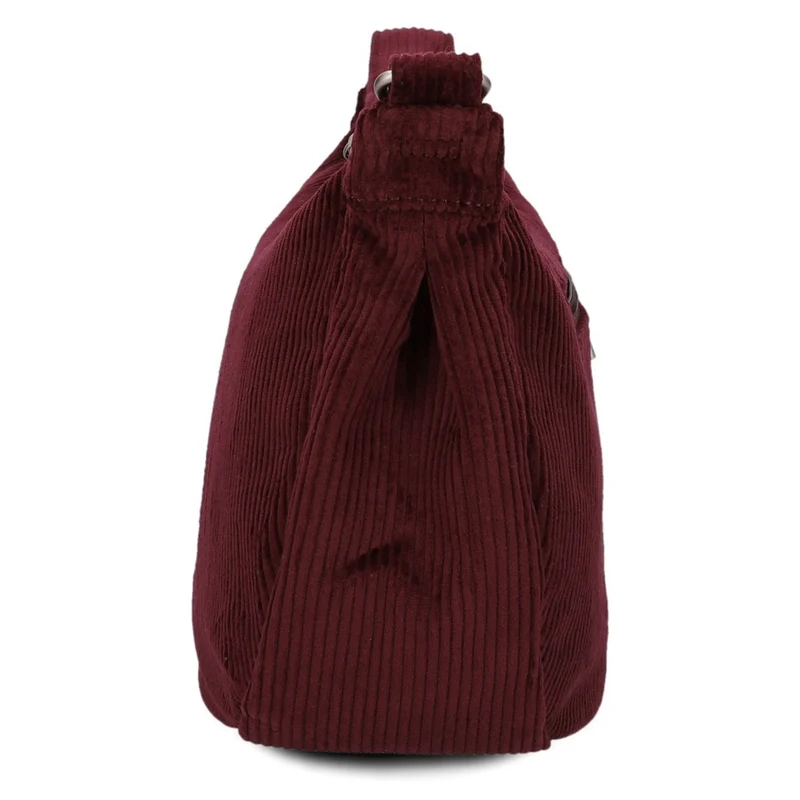 zwei Mademoiselle M70 - Bolso bandolera 34 cm (cord-bordeaux)