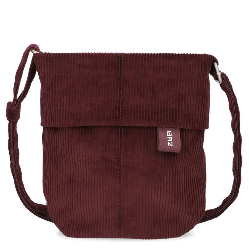 zwei Mademoiselle M45 - Bolso de hombro 22 cm (cord-bordeaux)