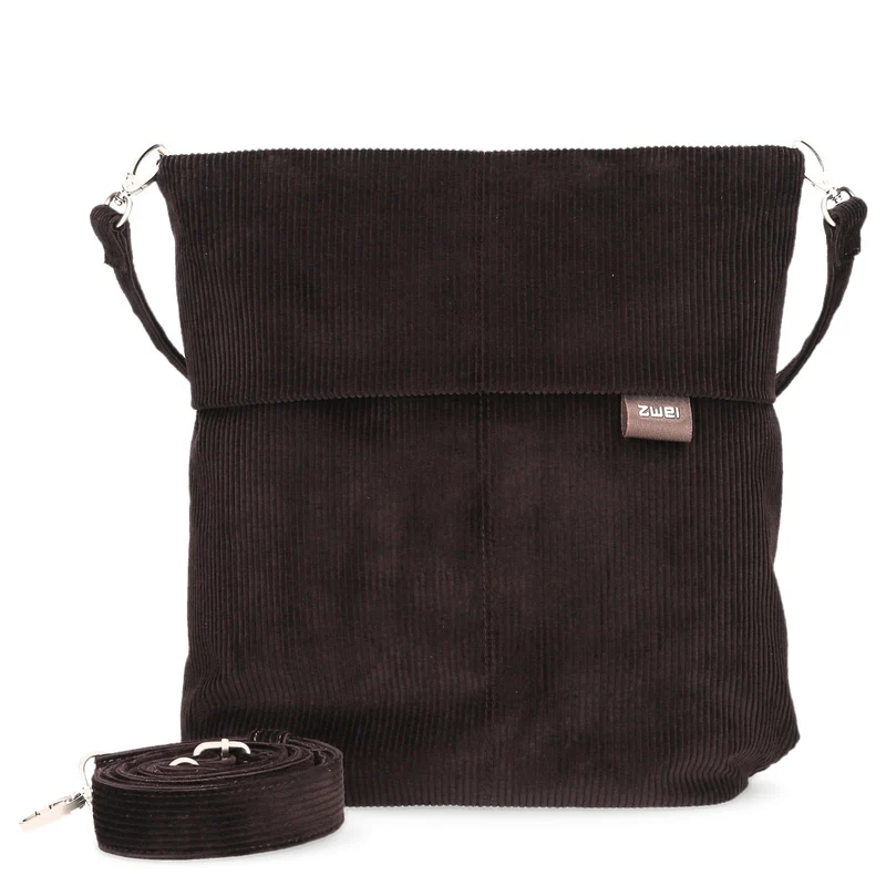 zwei Mademoiselle M12 - Bolso de hombro 32 cm (cord-espresso)