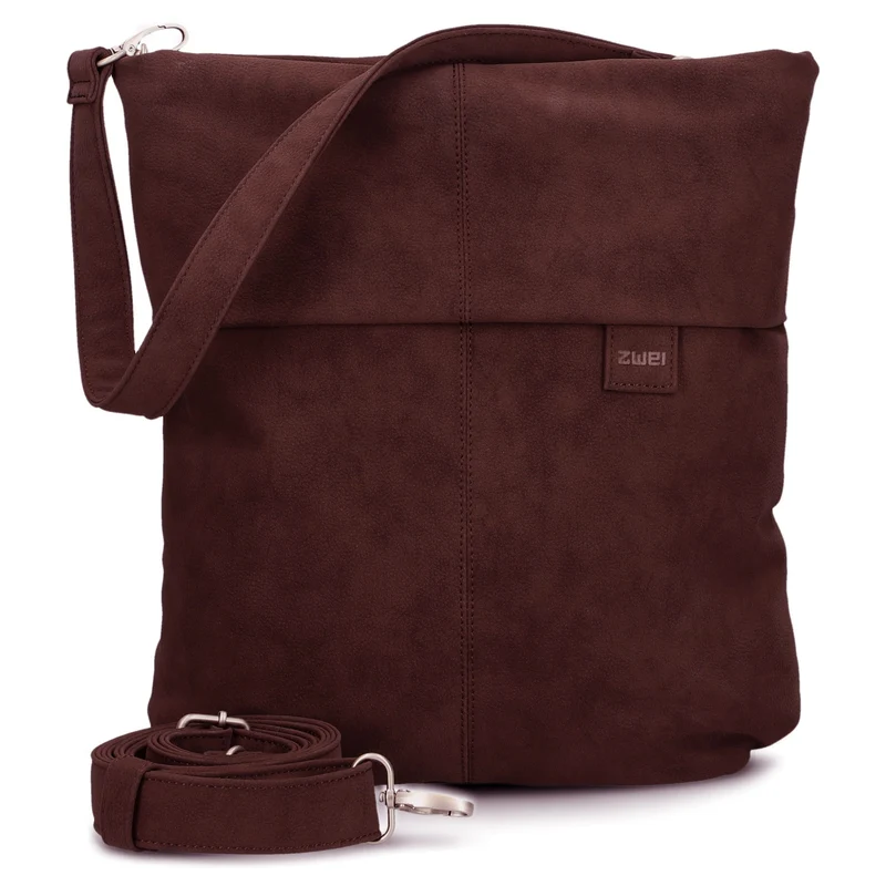 zwei Mademoiselle M12 - Bolso de hombro 32 cm (nubuk-bordeaux)