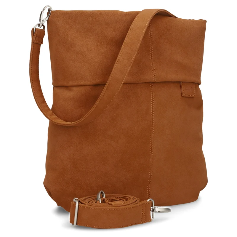 zwei Mademoiselle M12 - Bolso de hombro 32 cm (nubuk-cognac)