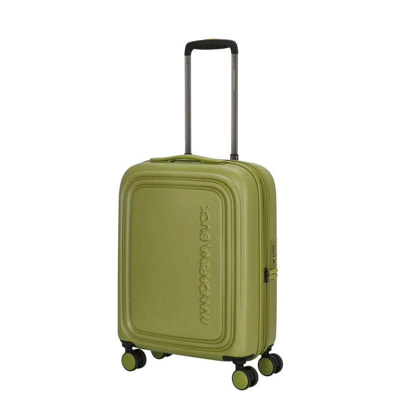 Mandarina Duck Logoduck+ - Trolley de cabina con 4 ruedas 52 cm expandible (winter olive)