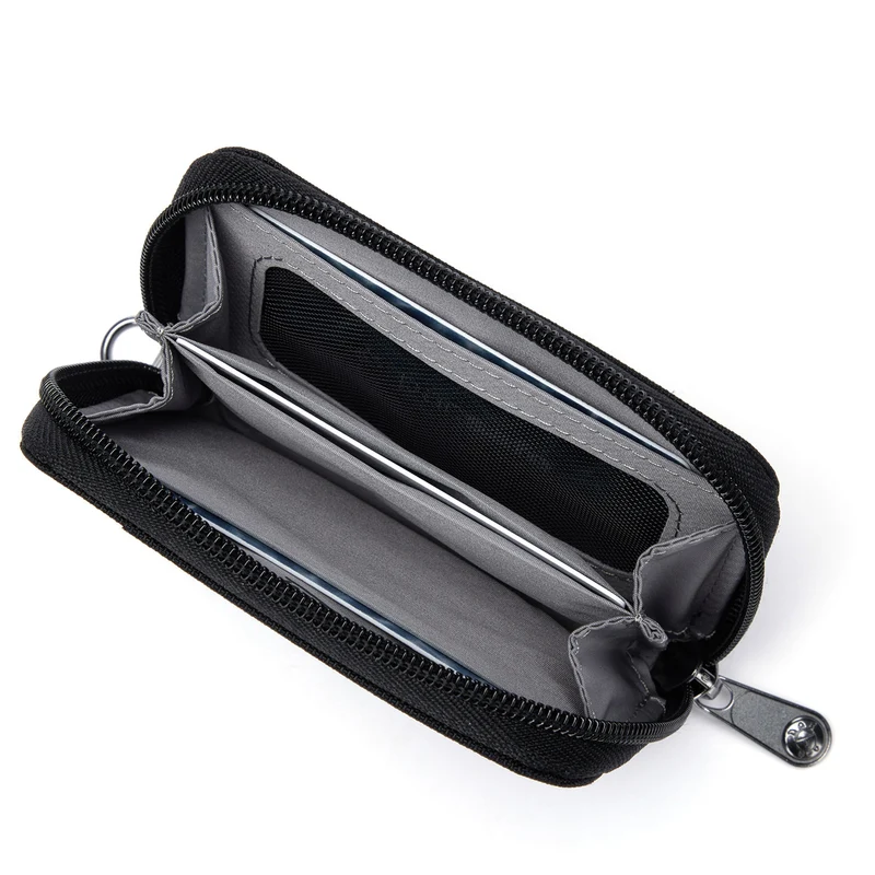 pacsafe RFIDsafe Card Wallet - Cartera 10cc 11 cm (jet black)