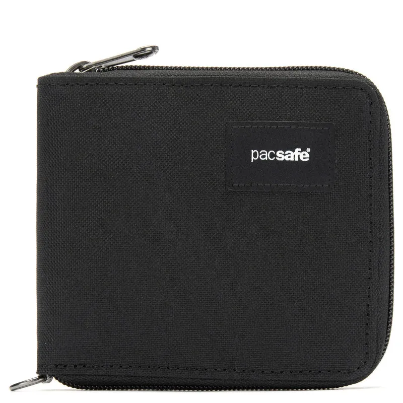 pacsafe RFIDsafe Zip Around Wallet - Cartera 6cc 11 cm (jet black)