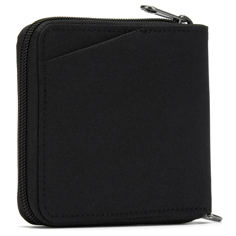 pacsafe RFIDsafe Zip Around Wallet - Cartera 6cc 11 cm (jet black)