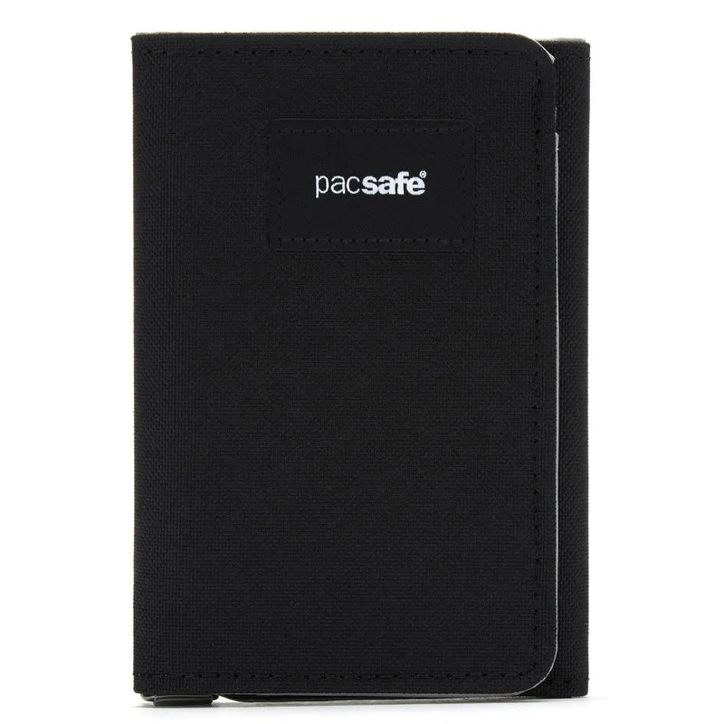 pacsafe RFIDsafe Trifold Wallet - Cartera 6 cc 11.5 cm (jet black)